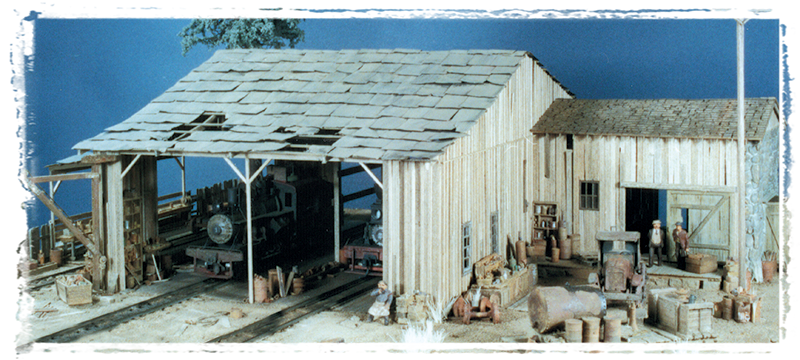 HO Scale Eureka Springs Engine House